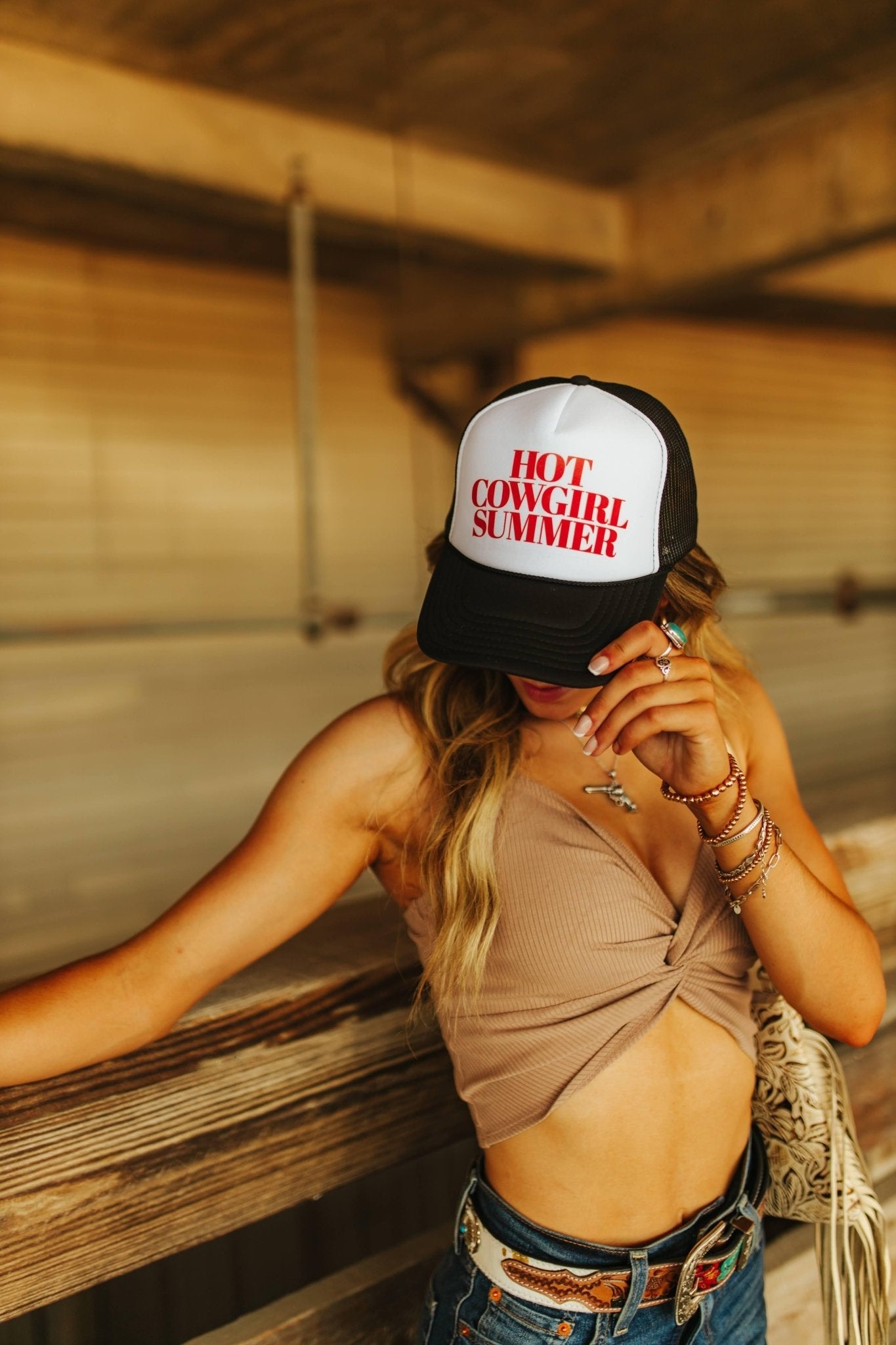 Hot Cowgirl Summer Trucker Hat Wild Junkie