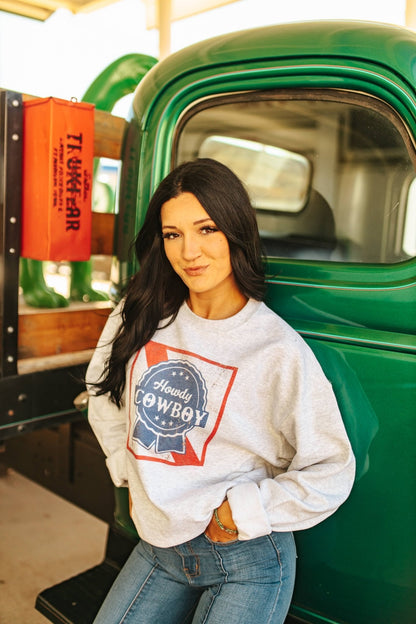 Howdy Cowboy Sweatshirt Wild Junkie