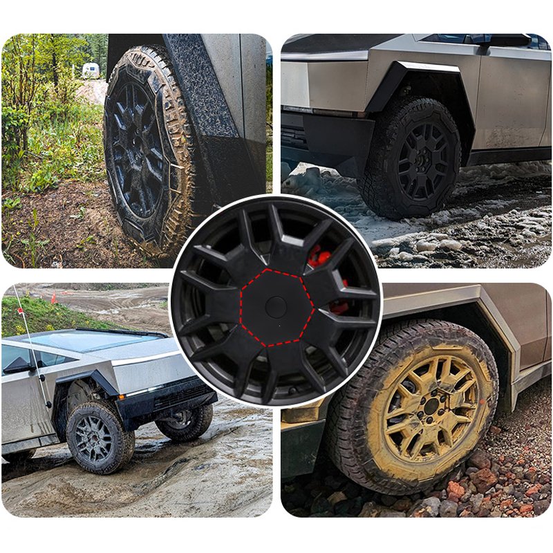 Center Hub Caps for 20" Cyber Wheels for Cybertruck Tesery Official Store