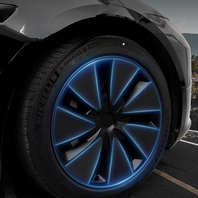 Wheel Center Cap Stickers for Model 3 Highland 18’’ Photon Wheels | Scratch Protection Tesery Official Store