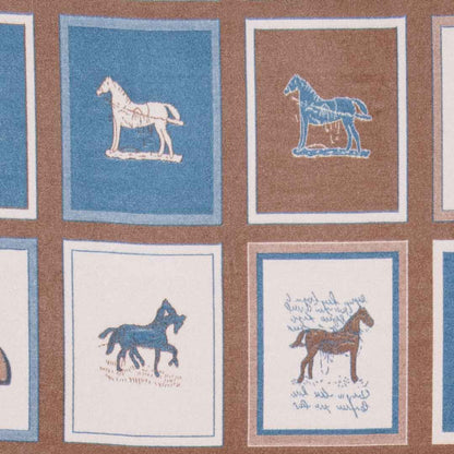 Hunt Club -  Equestrian Motif Luxe Shawl Urban-Equestrian