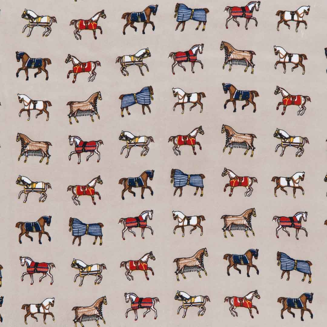 Hunt Club - Stylized Equestrian Scarf in Taupe Urban-Equestrian