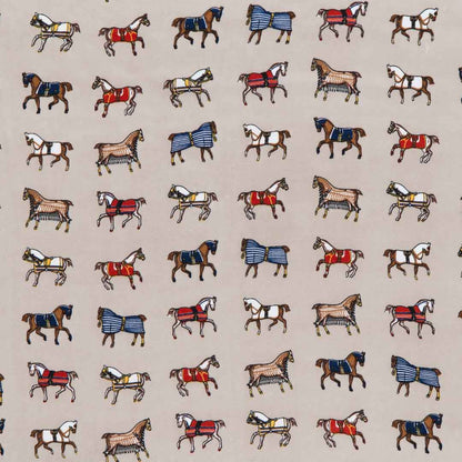 Hunt Club - Stylized Equestrian Scarf in Taupe Urban-Equestrian