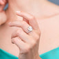I Am Divinely Guided: 111 Angel Number Silver Lotus Ring Conscious Items