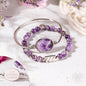 I Am Fortunate - 777 Lucky Amethyst Bracelet Set Conscious Items