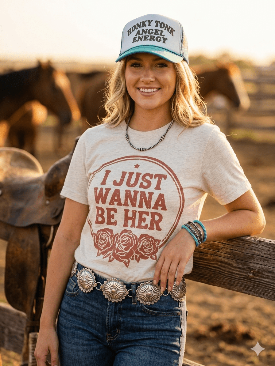 I Just Wanna Be Her Graphic Tee Wild Junkie