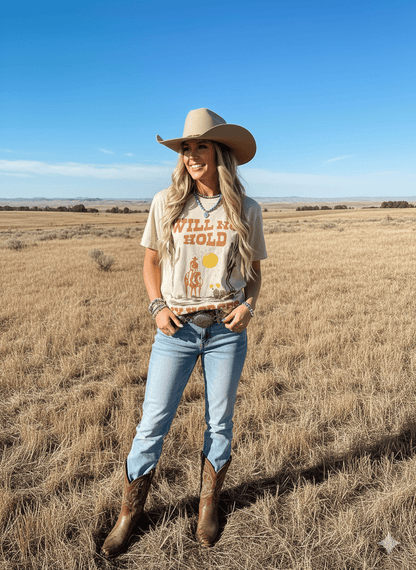 I Will Not Hold My Horses Graphic Tee Wild Junkie