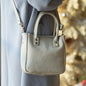 Handmade Soft Leather Commuter Shoulder Bag
