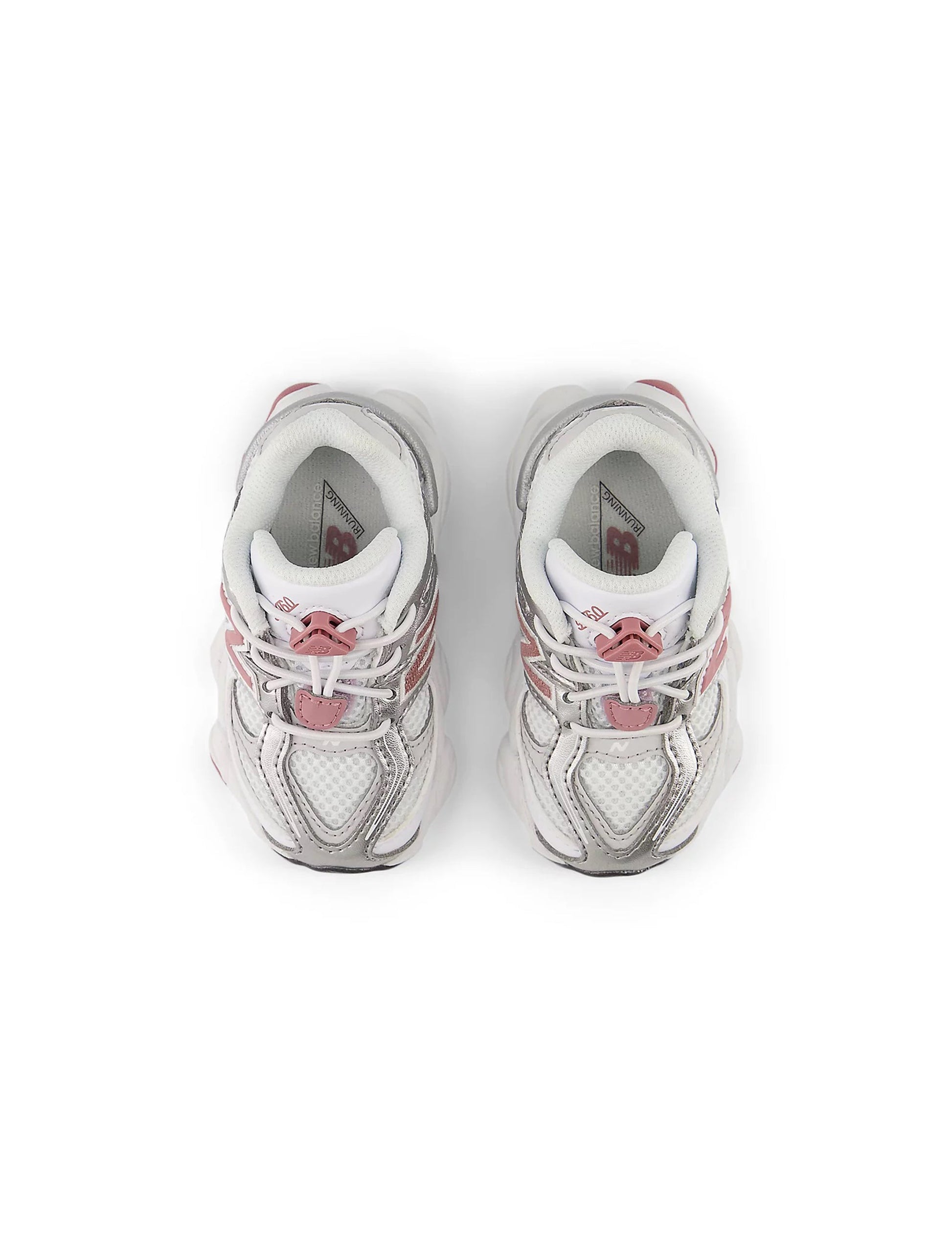 New Balance (TD) 9060 Bungee Shoes  - White/Rosewood Denim Exchange