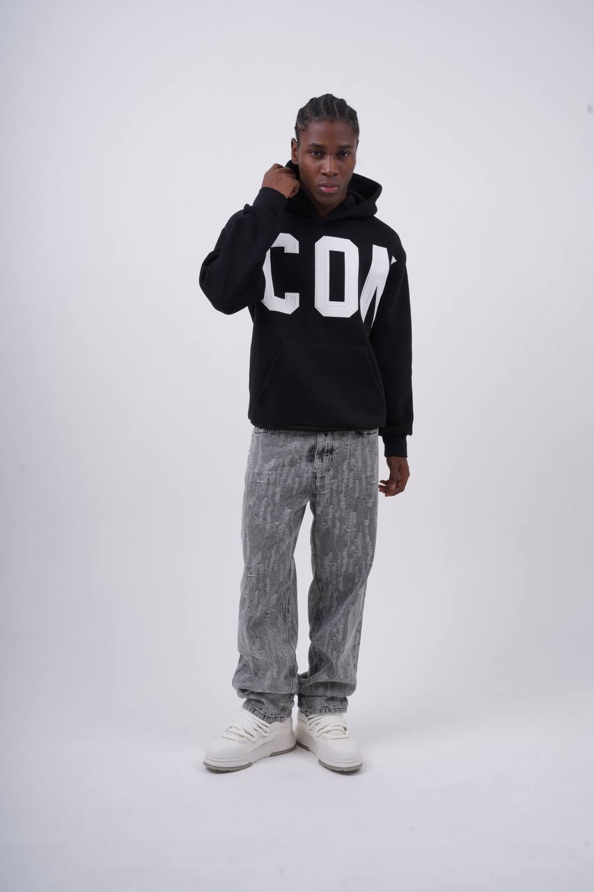 Unisex Oversize "ICON" Graphic Hoodie Withinblack
