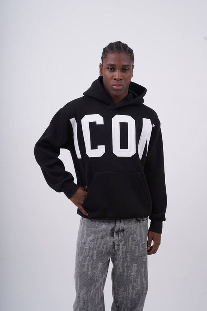 Unisex Oversize "ICON" Graphic Hoodie Withinblack