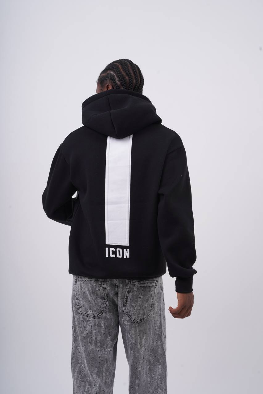 Unisex Oversize "ICON" Graphic Hoodie Withinblack