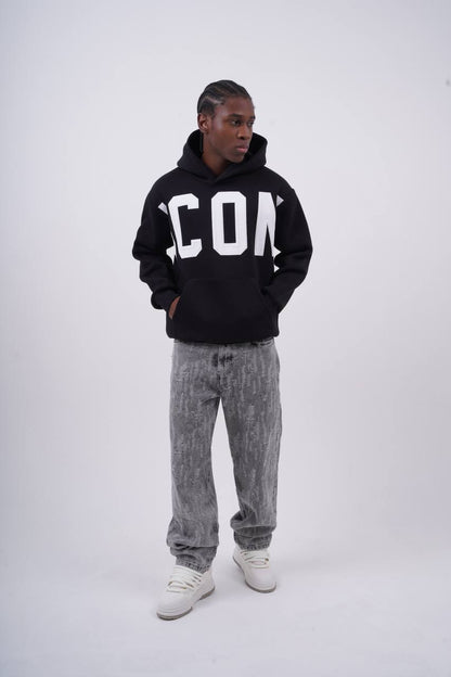 Unisex Oversize "ICON" Graphic Hoodie Withinblack