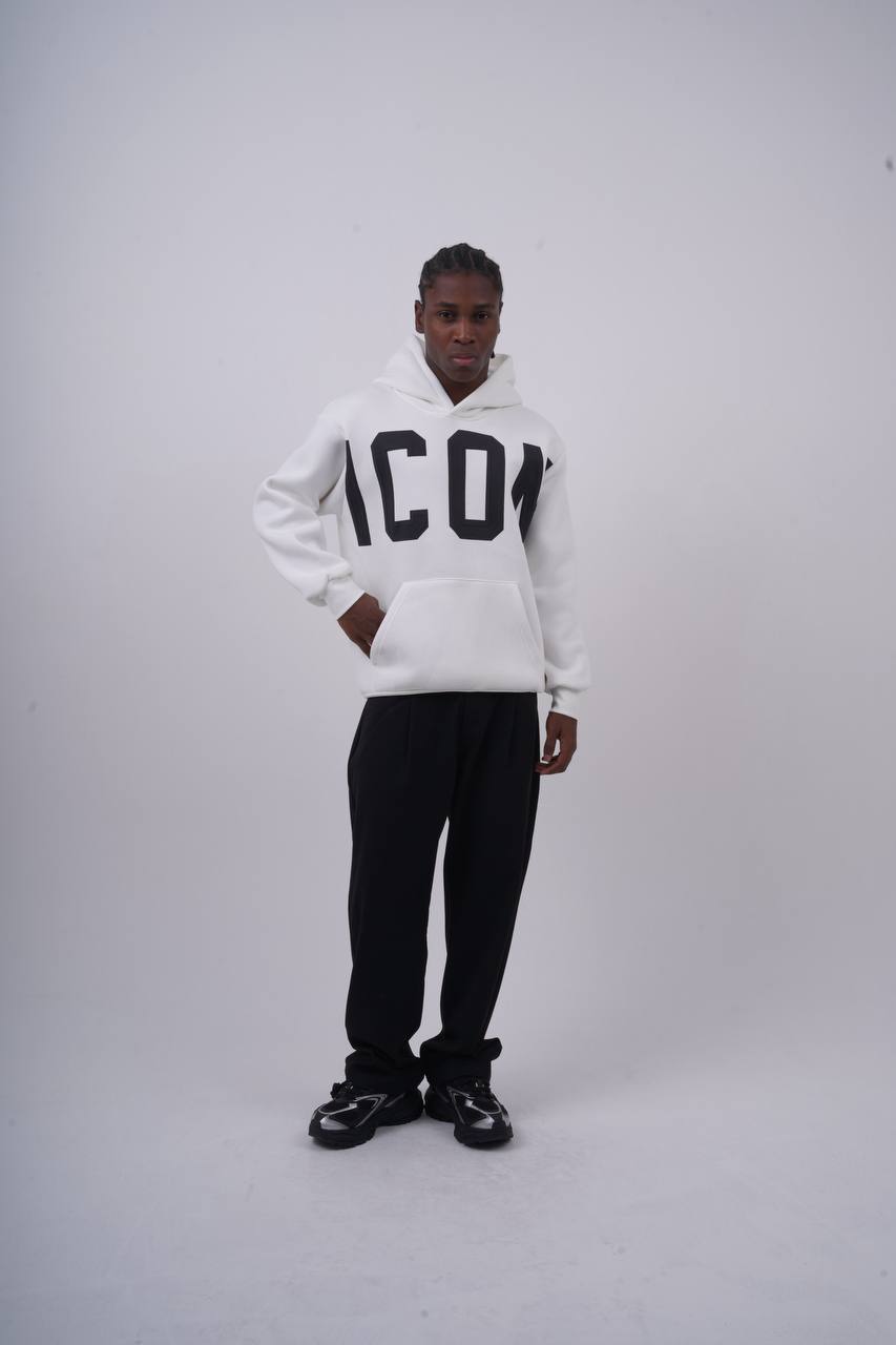 Unisex Oversize "ICON" Graphic Hoodie Withinblack