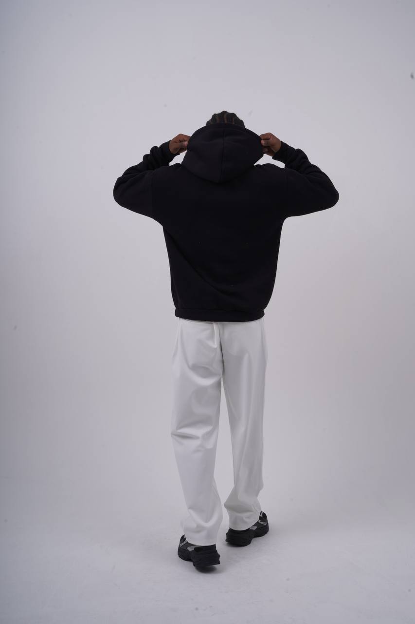 Unisex "ICON" Oversize Hoodie - Heavyweight Printed Sweatshirt Withinblack