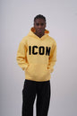 Unisex "ICON" Oversize Hoodie - Heavyweight Printed Sweatshirt Withinblack