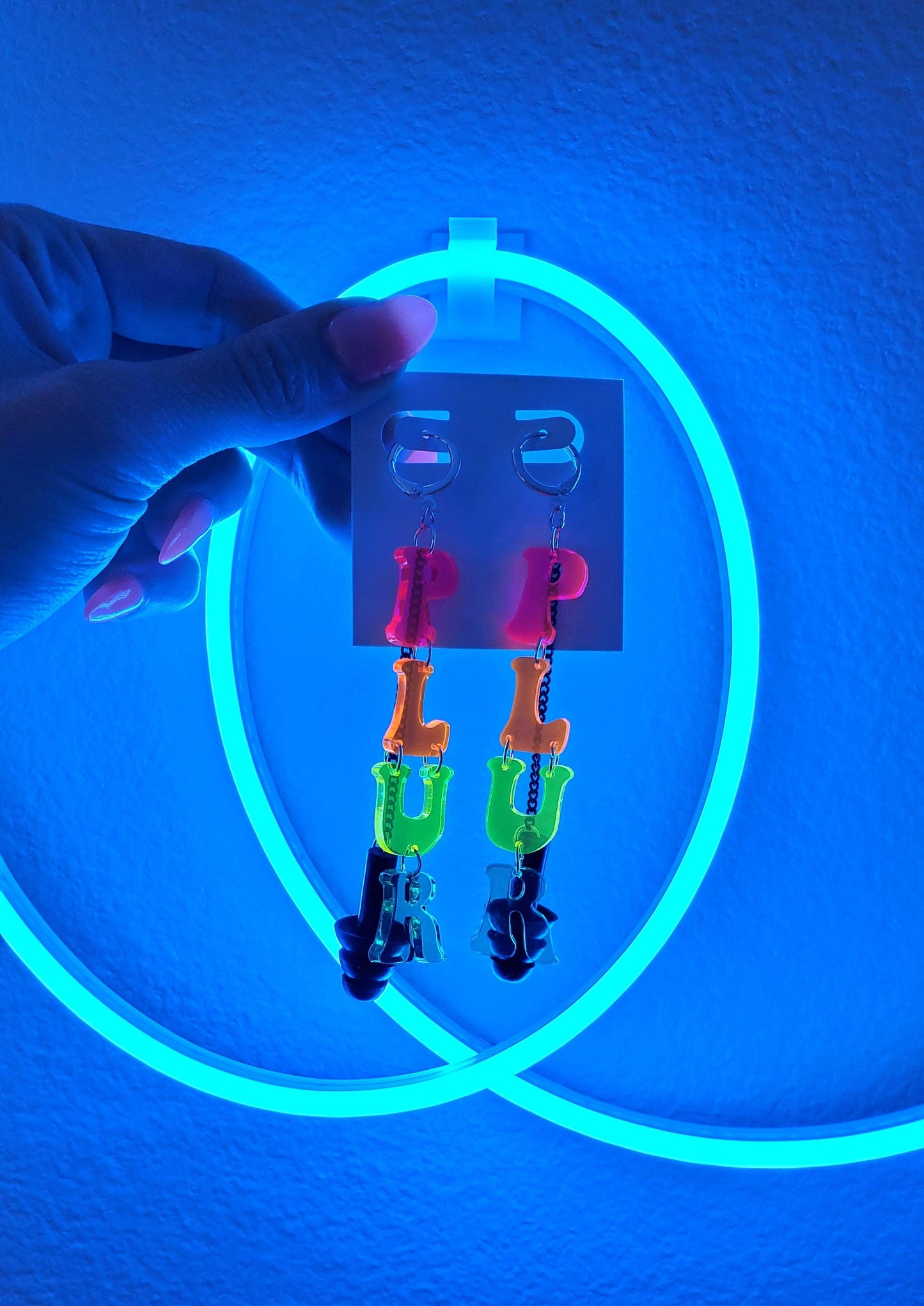 PLUR Earplug Earrings Wook Plugs