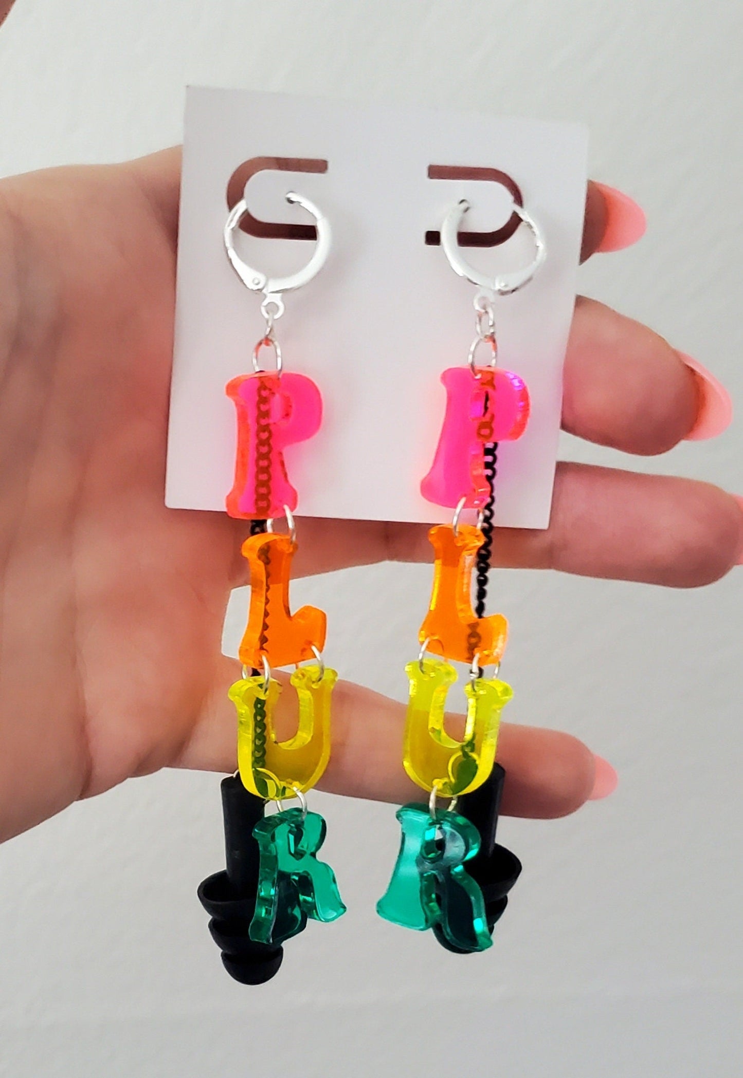 PLUR Earplug Earrings Wook Plugs