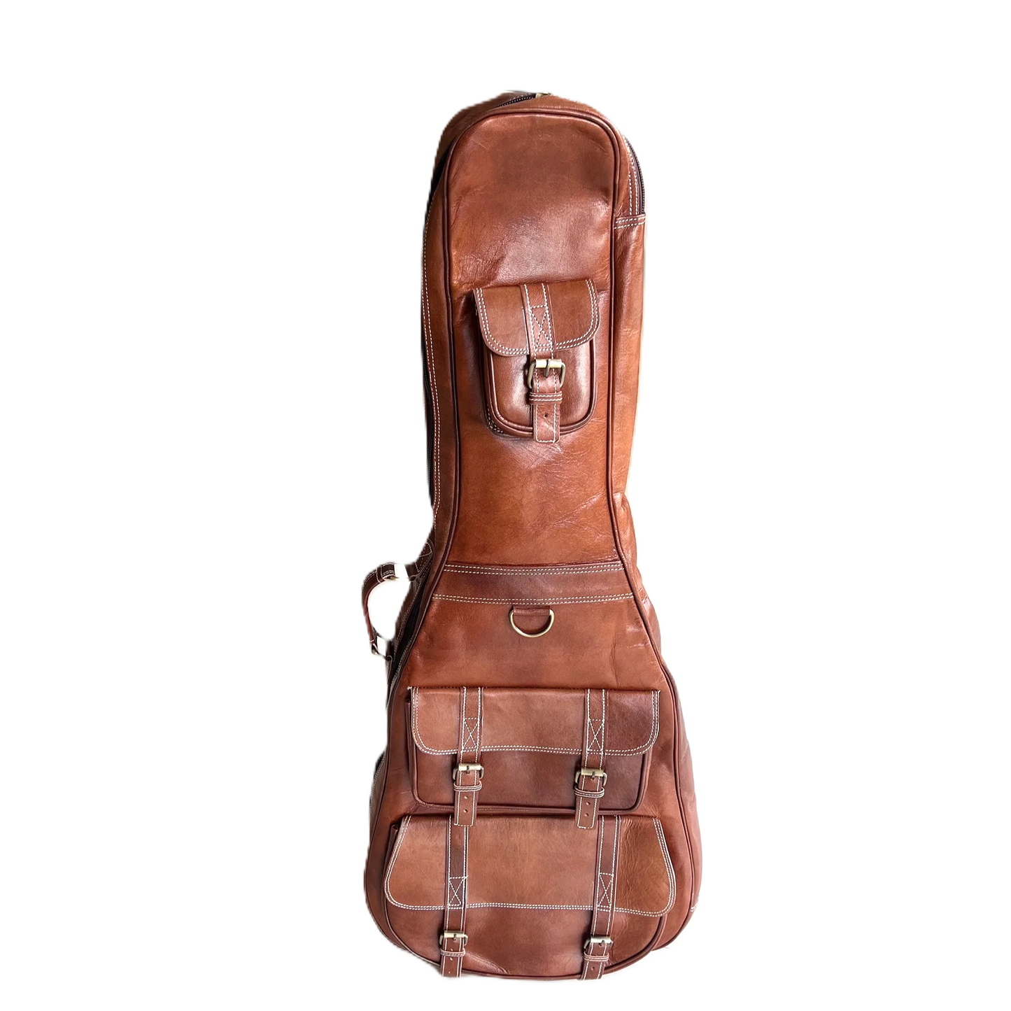 Personalized Leather Guitar Case Classy Leather Bags