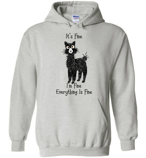 I'm Fine Alpaca Gildan Heavy Blend Hoodie Purely Alpaca