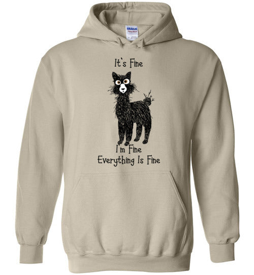 I'm Fine Alpaca Gildan Heavy Blend Hoodie Purely Alpaca