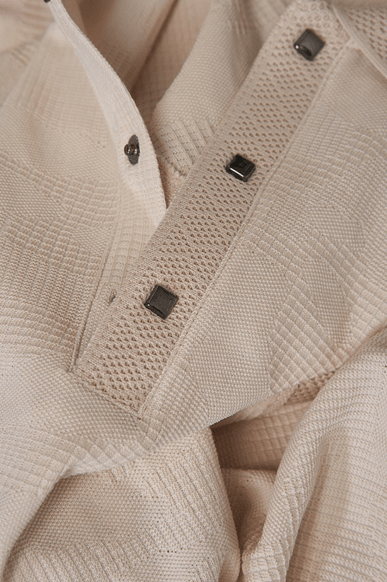 The Mercerized Cotton Polo (Cream) Bright Moons