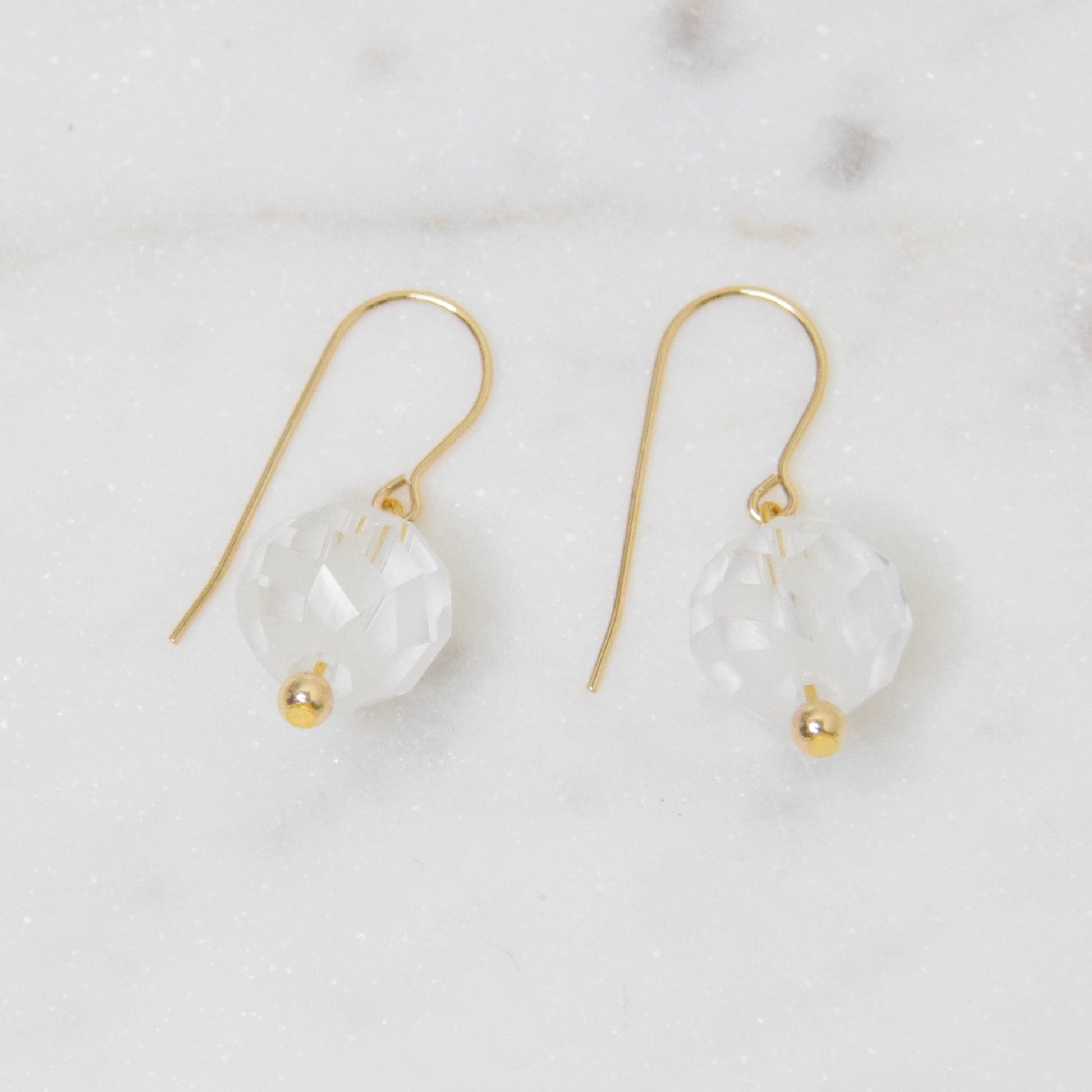 Glass Disco Earrings Emily Anne Designs LLC