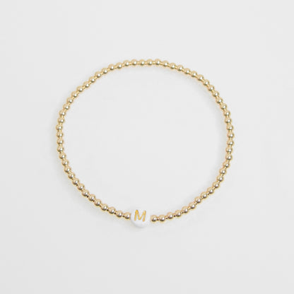 Gold Initial Bracelet Emily Anne Designs LLC