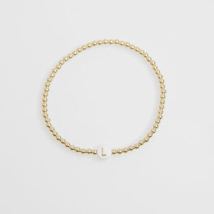 Gold Initial Bracelet Emily Anne Designs LLC