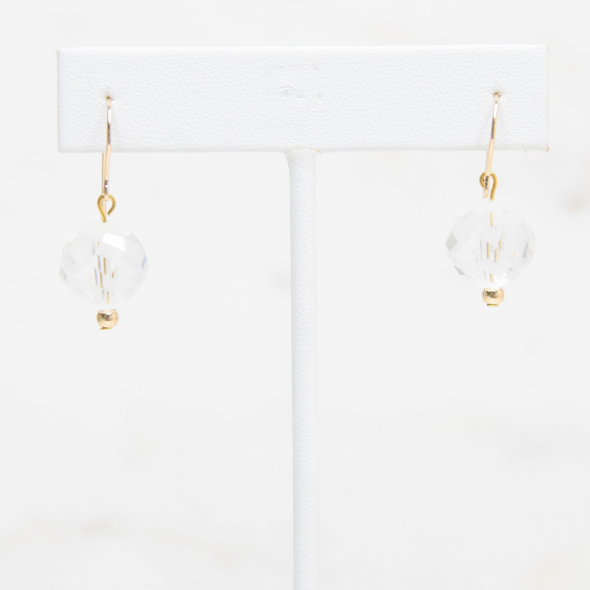 Glass Disco Earrings Emily Anne Designs LLC