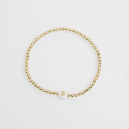 Gold Initial Bracelet Emily Anne Designs LLC