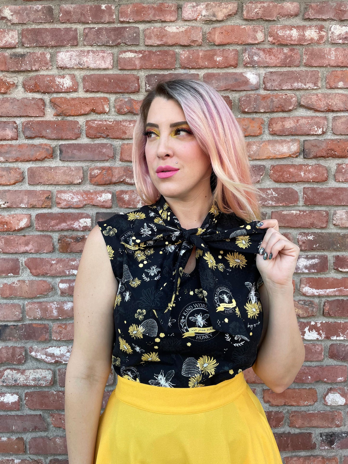 Bee Kind Bow Top Retrolicious