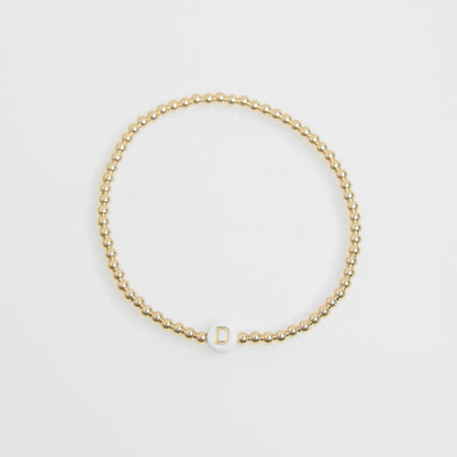 Gold Initial Bracelet Emily Anne Designs LLC