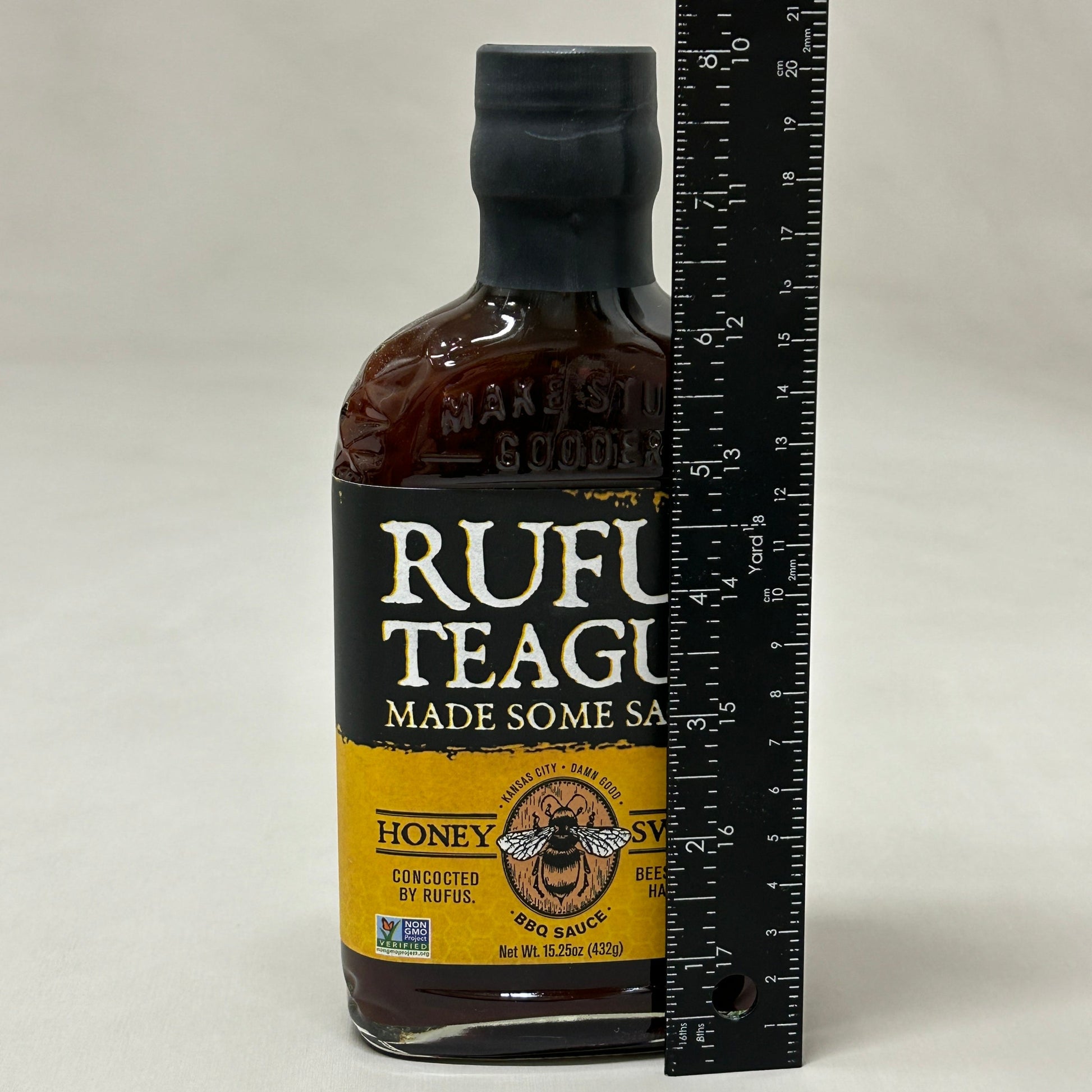 RUFUS TEAGUE 6-PACK! Honey Sweet BBQ Sauce 15.25 oz Gluten Free Non GMO Exp 06/25 (New) PayWut
