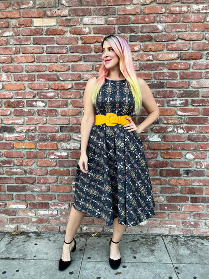 White Rabbit Midi Dress Retrolicious