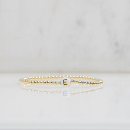 Gold Initial Bracelet Emily Anne Designs LLC