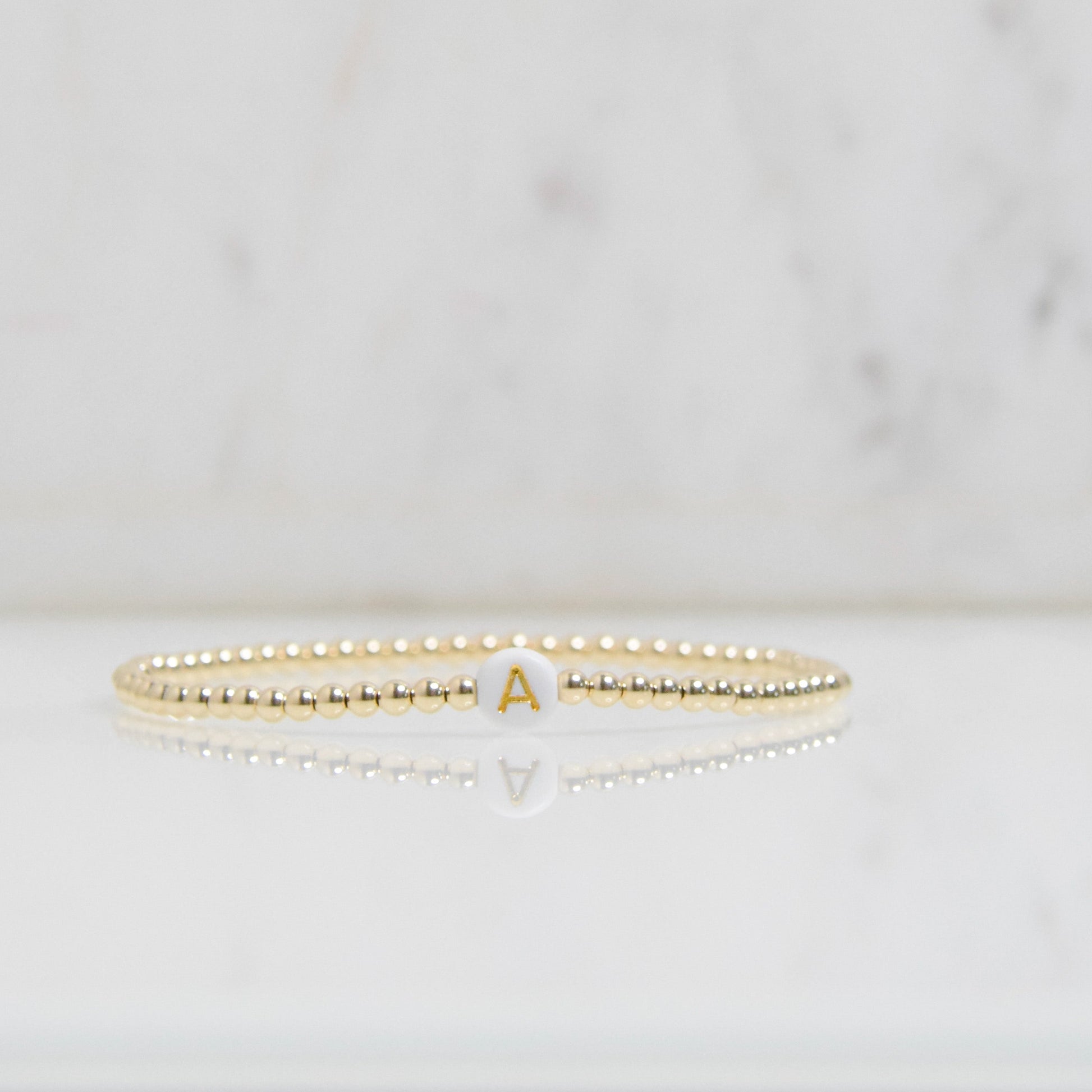 Gold Initial Bracelet Emily Anne Designs LLC