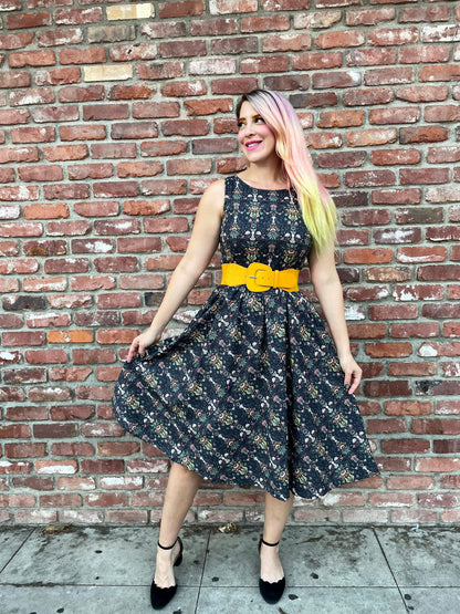 White Rabbit Midi Dress Retrolicious