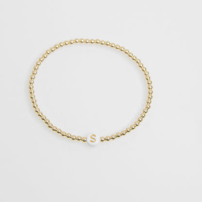 Gold Initial Bracelet Emily Anne Designs LLC