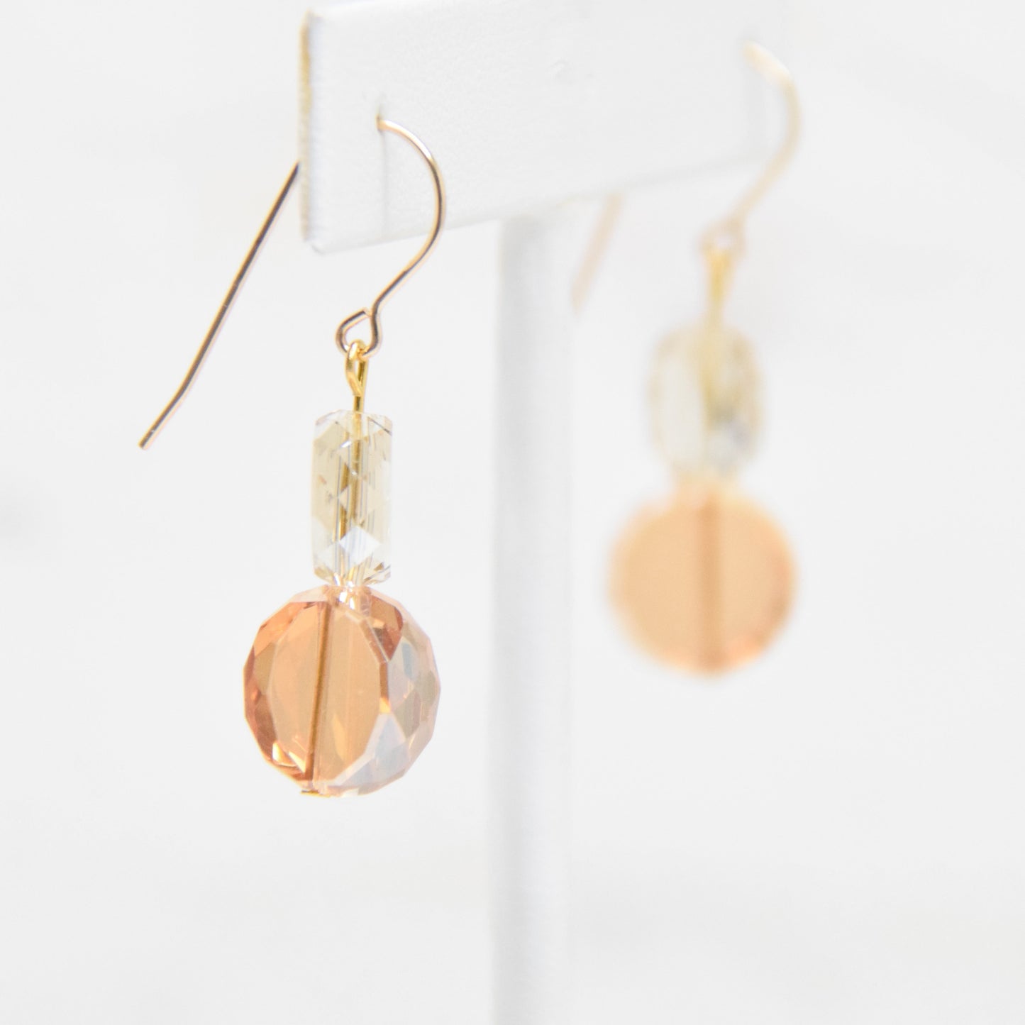 Champagne Earrings Emily Anne Designs LLC