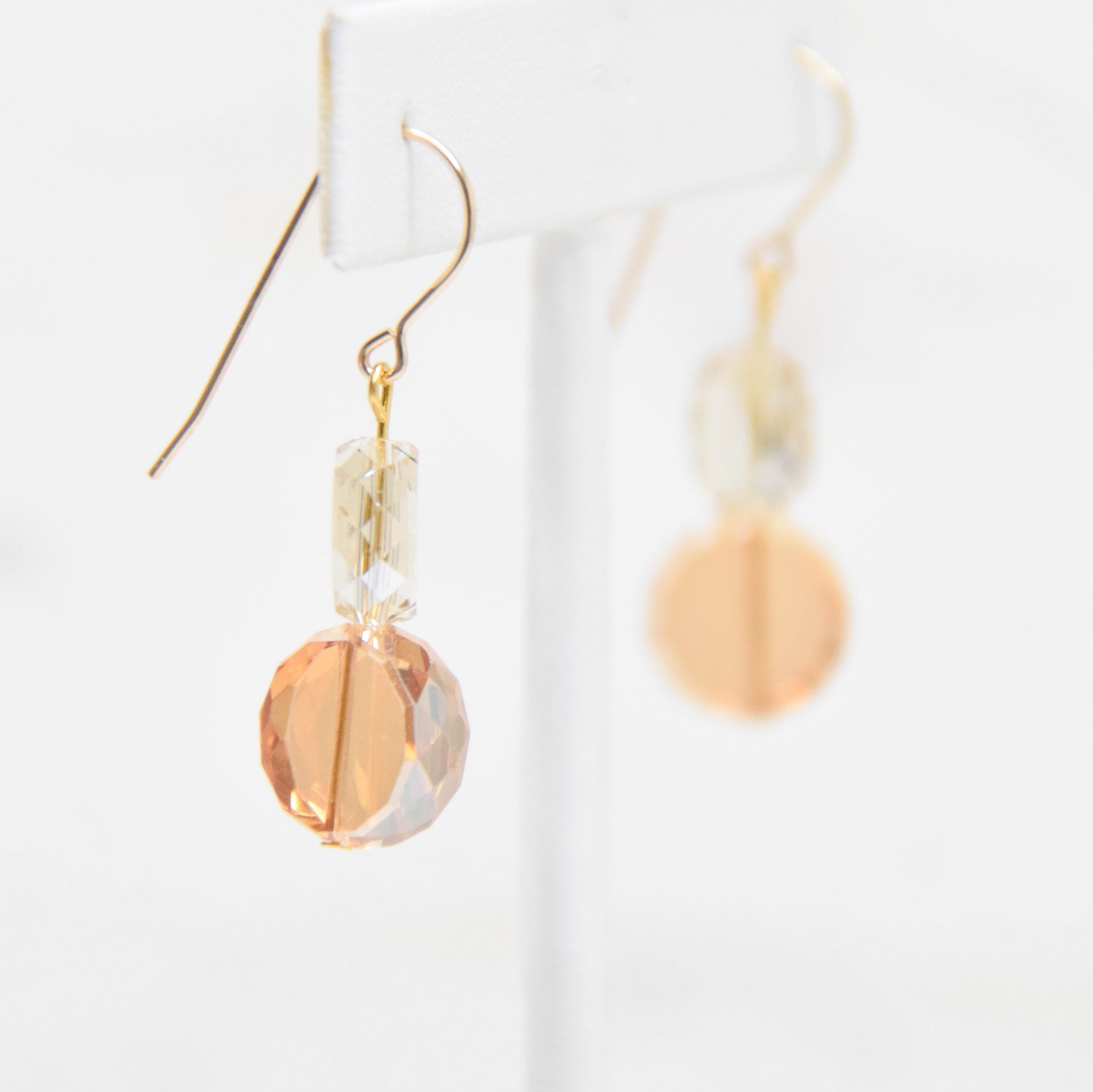 Champagne Earrings Emily Anne Designs LLC