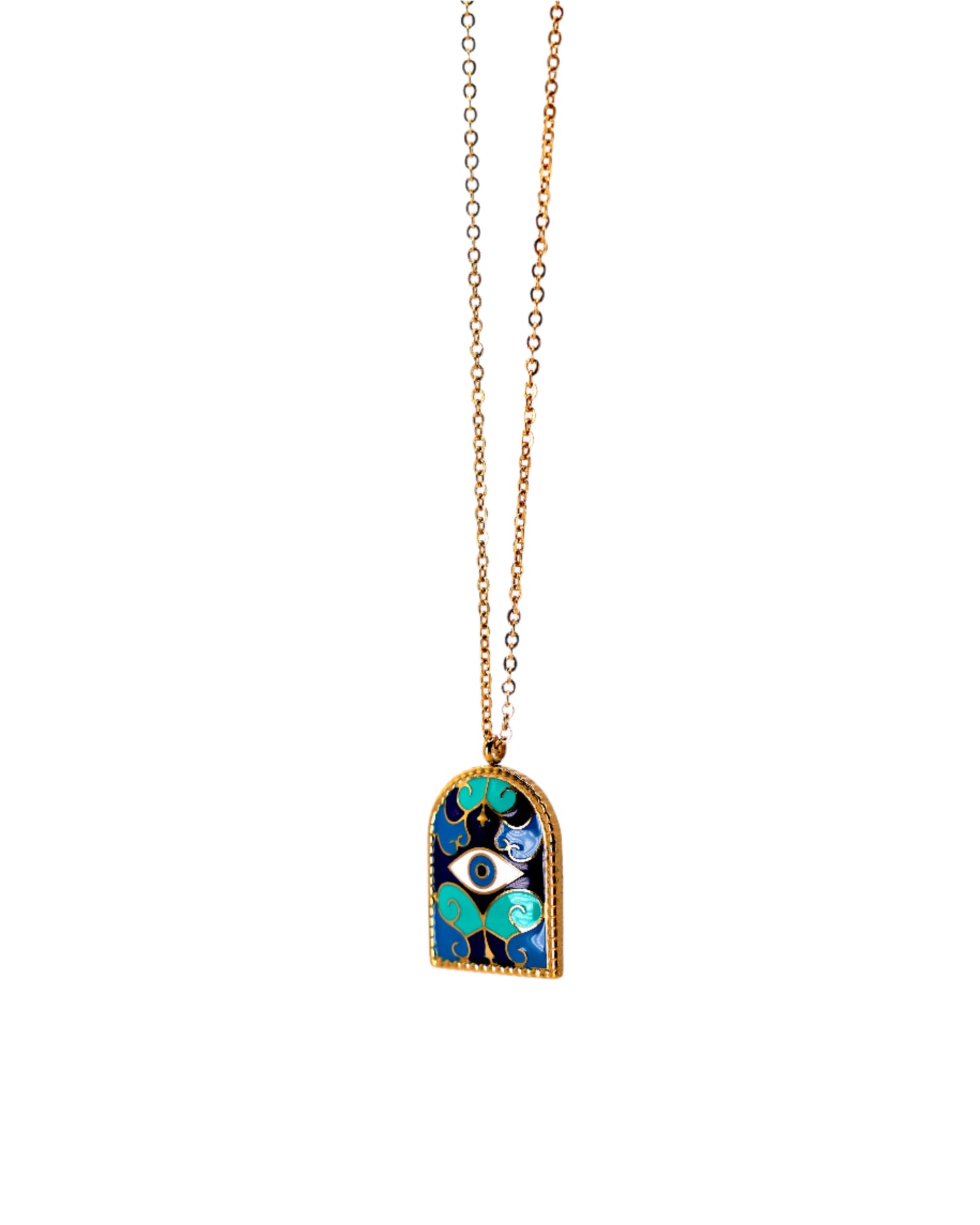 Evil Eyes Pendant Necklace LUNAR VINES