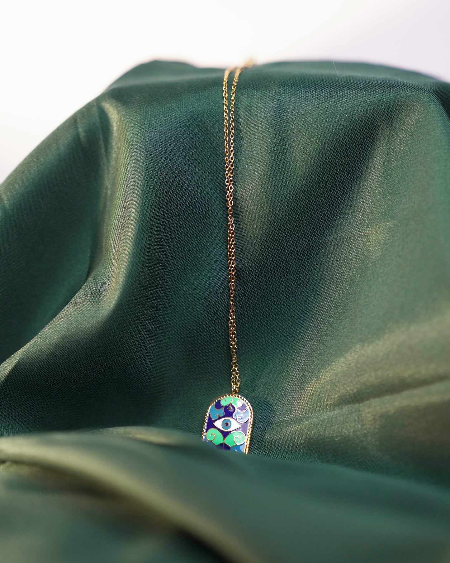 Evil Eyes Pendant Necklace LUNAR VINES