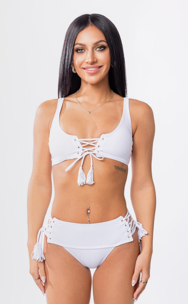 Indio Lace Up Bikini Top Forever Young Swimwear
