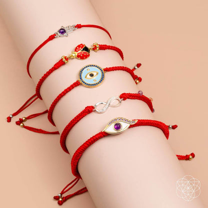 Infinite Prosperity - Eight-Strand Red String Bracelet Conscious Items