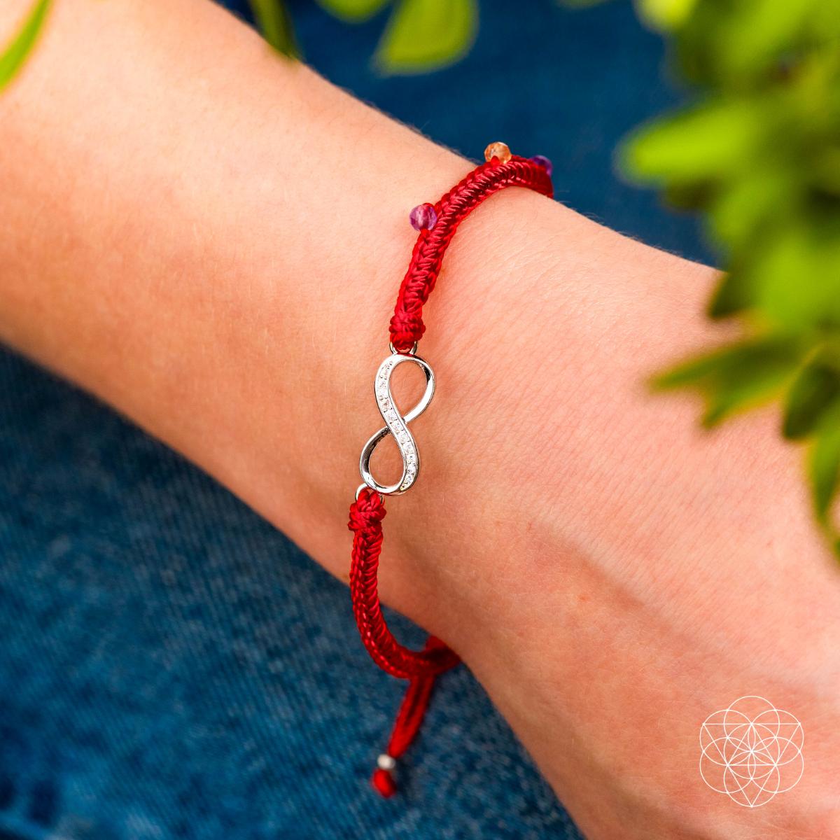Infinite Prosperity - Eight-Strand Red String Bracelet Conscious Items