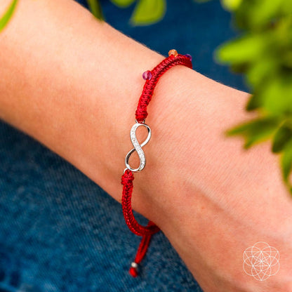 Infinite Prosperity - Eight-Strand Red String Bracelet Conscious Items