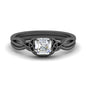 Infinity Celtic Solitaire Wedding Set Fascinating Diamonds