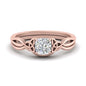 Cushion Cut Infinity Celtic Solitaire Wedding Set Fascinating Diamonds