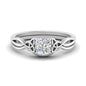 Cushion Cut Infinity Celtic Solitaire Wedding Set Fascinating Diamonds